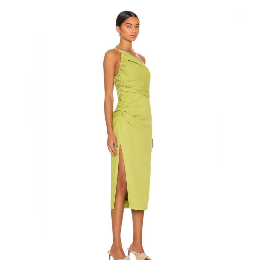The Sei Green Midi Dress